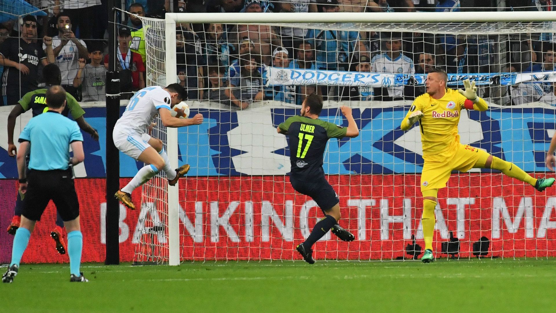 Florian Thauvin goal Marseille Salzburg Europa League