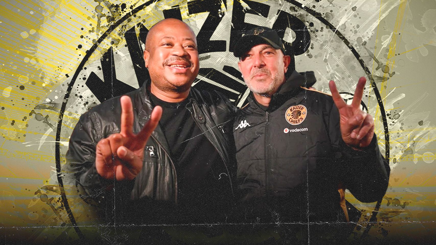 Bobby Motaung and Nasreddine Nabi GFX 