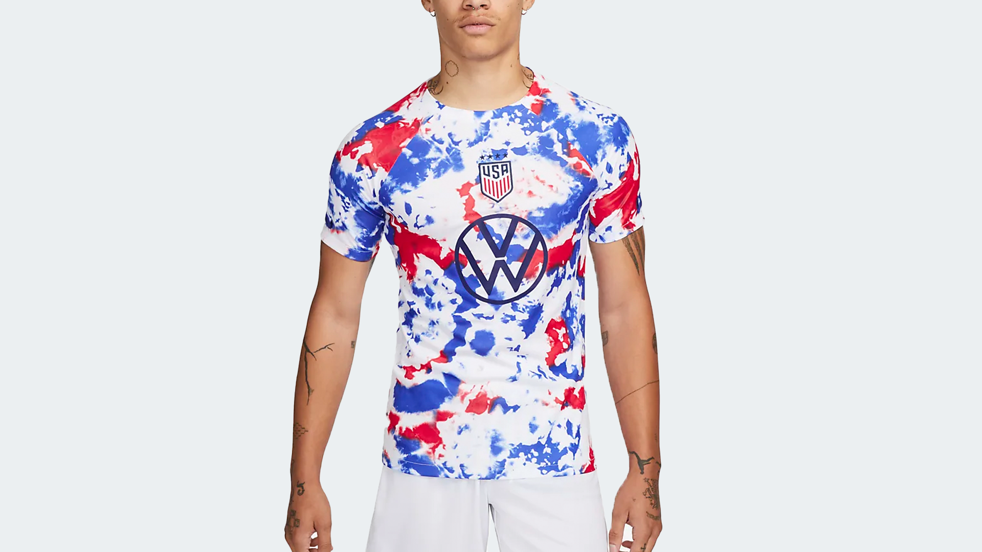 サッカー アメリカ代表 2022年 プレマッチシャツ