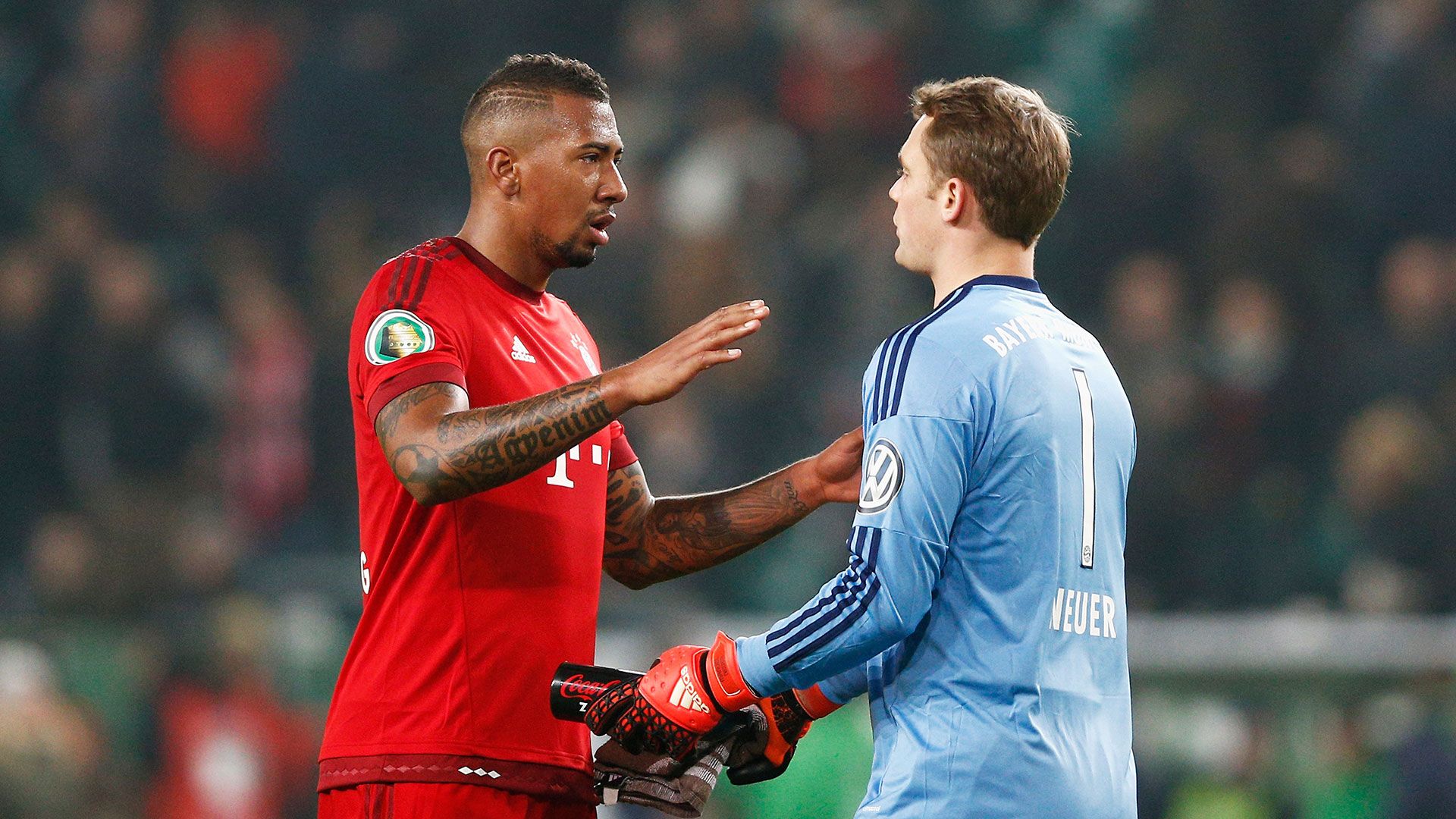 Jerome Boateng Manuel Neuer Bayern Munich