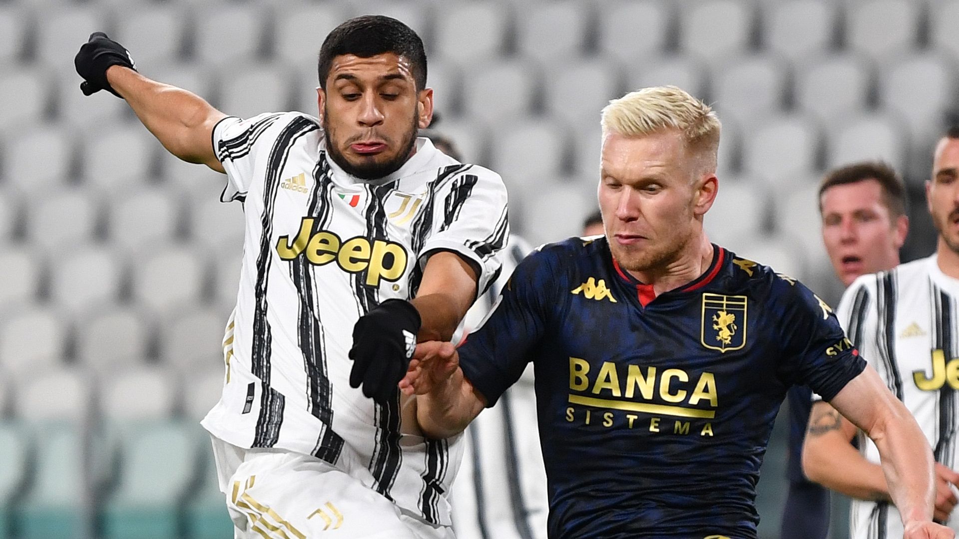 Hamza Rafia Juventus Genoa Coppa Italia