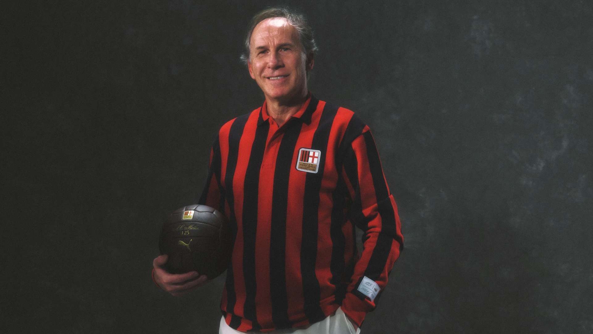 Franco Baresi AC Milan special kit for 125th club anniversary