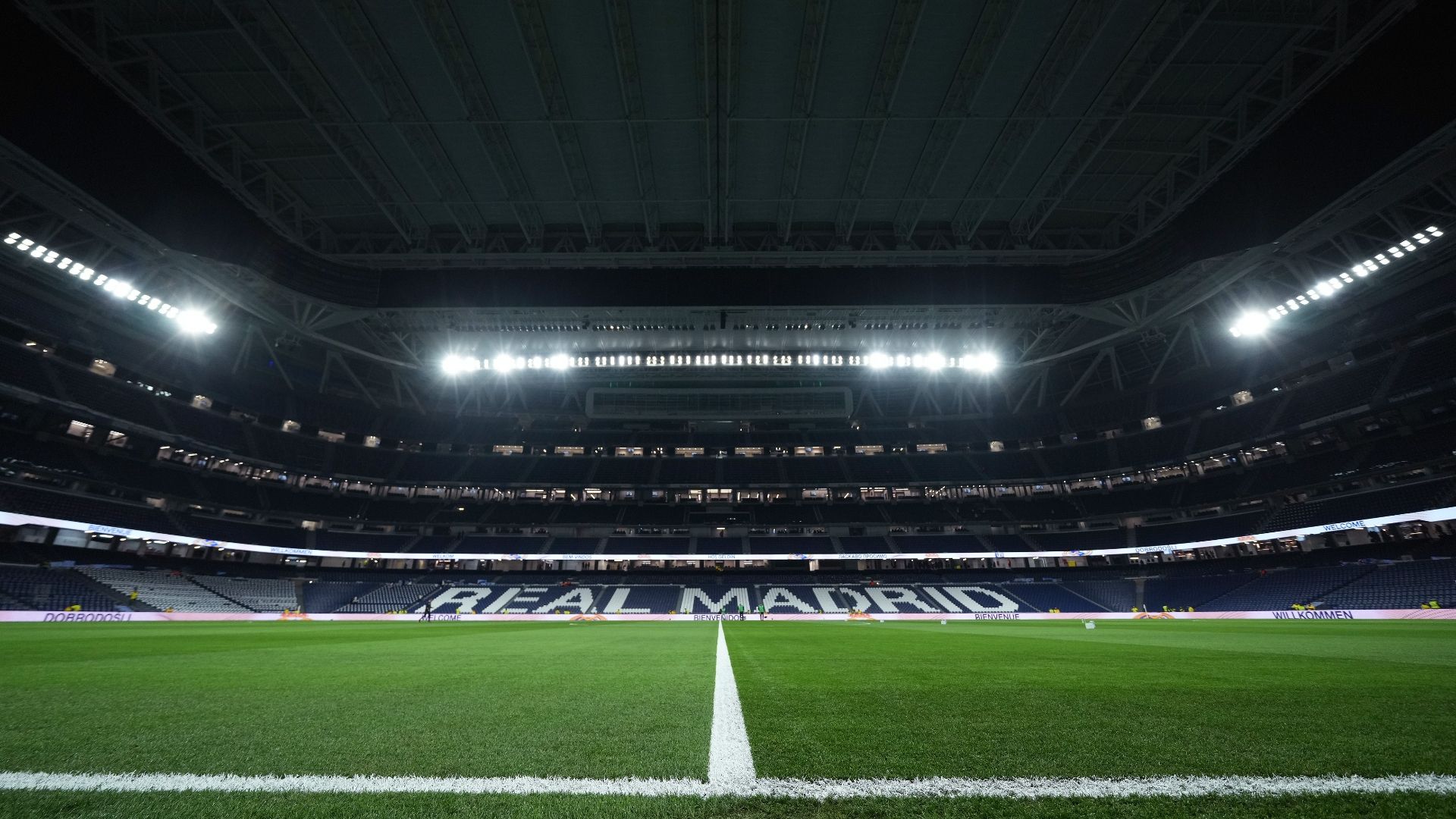 Stadio Bernabeu chiuso