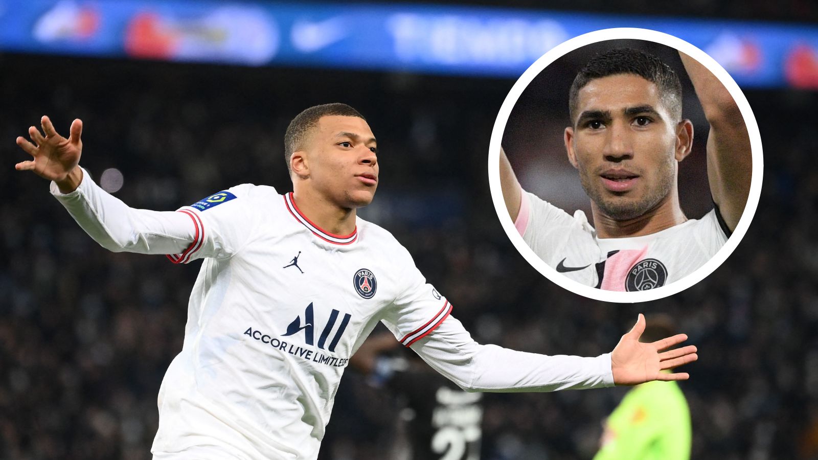 PSG-Rennes But Mbappé Hakimi