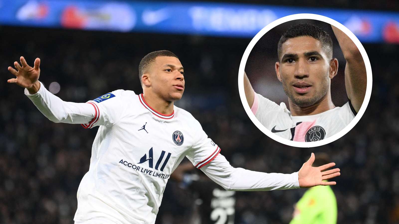 PSG-Rennes But Mbappé Hakimi