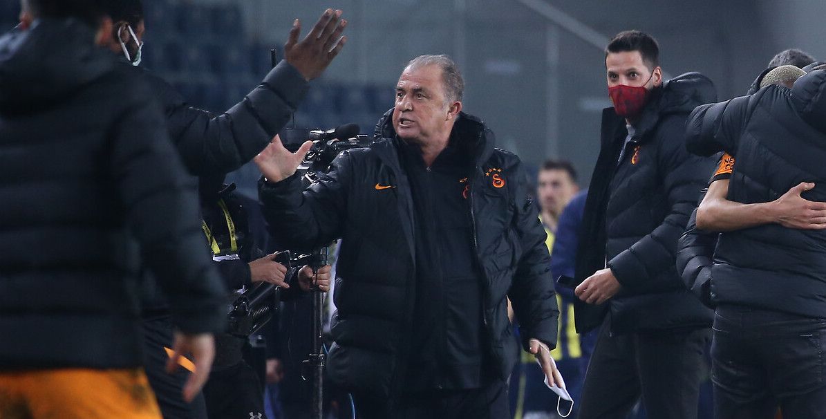 Fatih Terim Galatasaray Coach vs. Fenerbahce 02/06/21