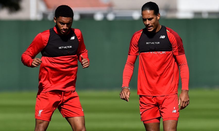Liverpool training