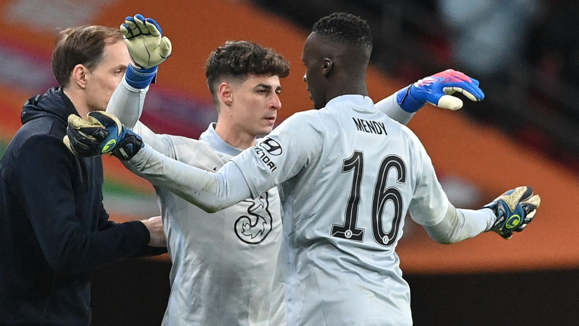 Kepa Edouard Mendy Chelsea vs Liverpool Carabao Cup final 2021-22