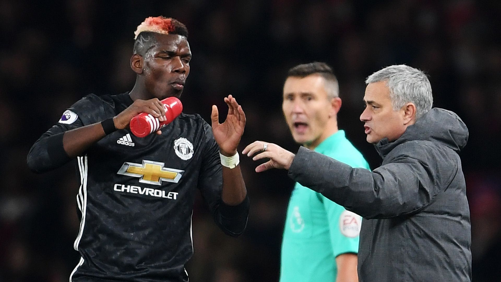 Paul Pogba Jose Mourinho Manchester United 02122017