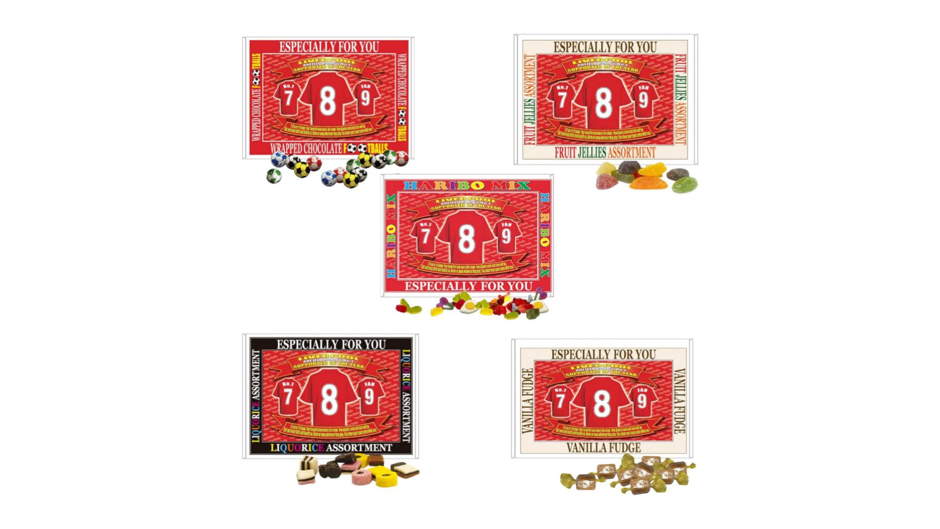 Liverpool Football Shirt Gift Boxed Sweets