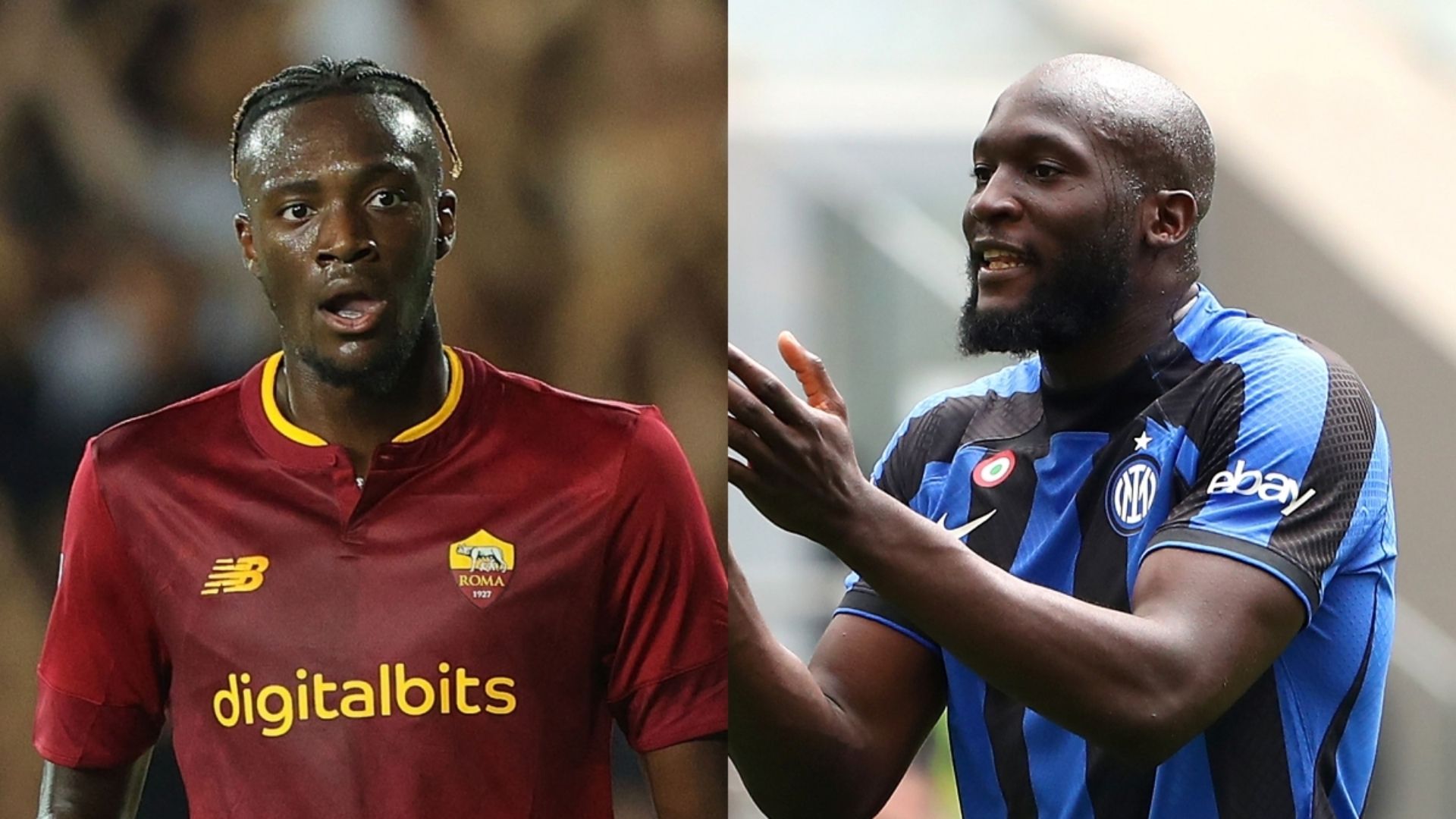 Tammy Abraham Roma Romelu Lukaku Inter