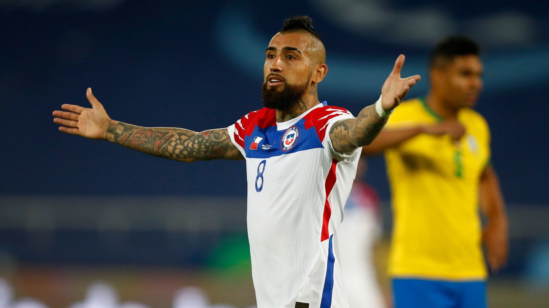 Arturo Vidal Chile Brasil