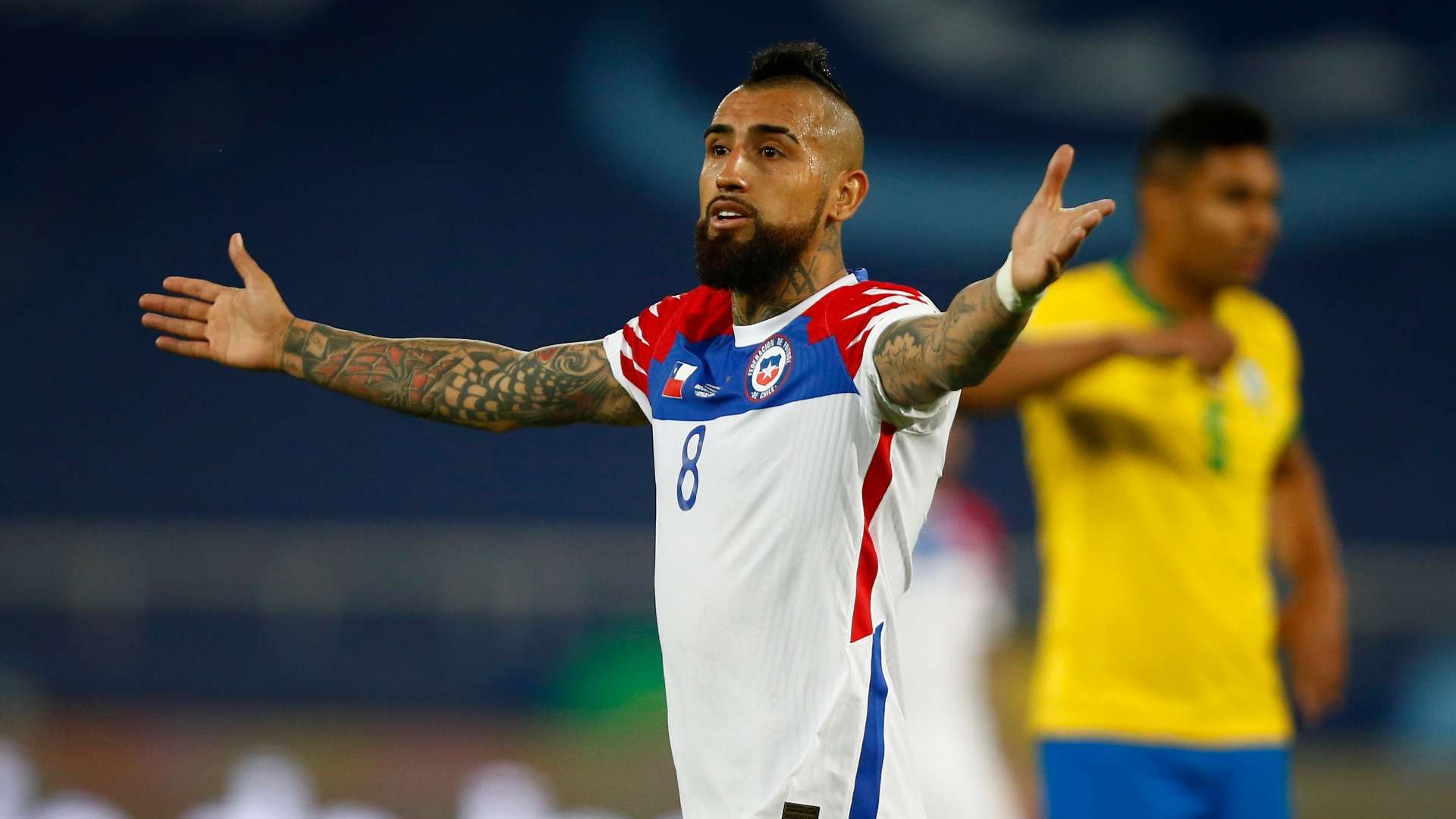 Arturo Vidal Chile Brasil