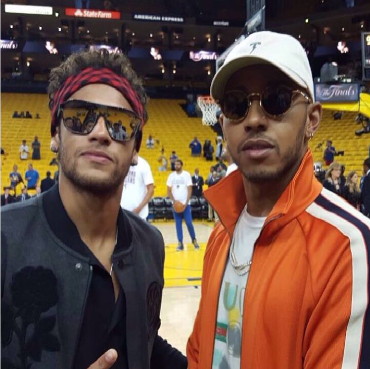 Neymar  e Hamilton