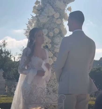 Diogo Dalot Claudia Lopes wedding 2025