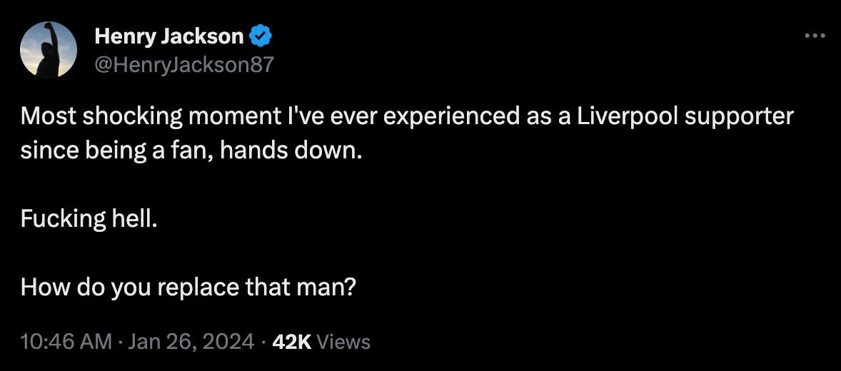 Jurgen Klopp Liverpool fans react 5