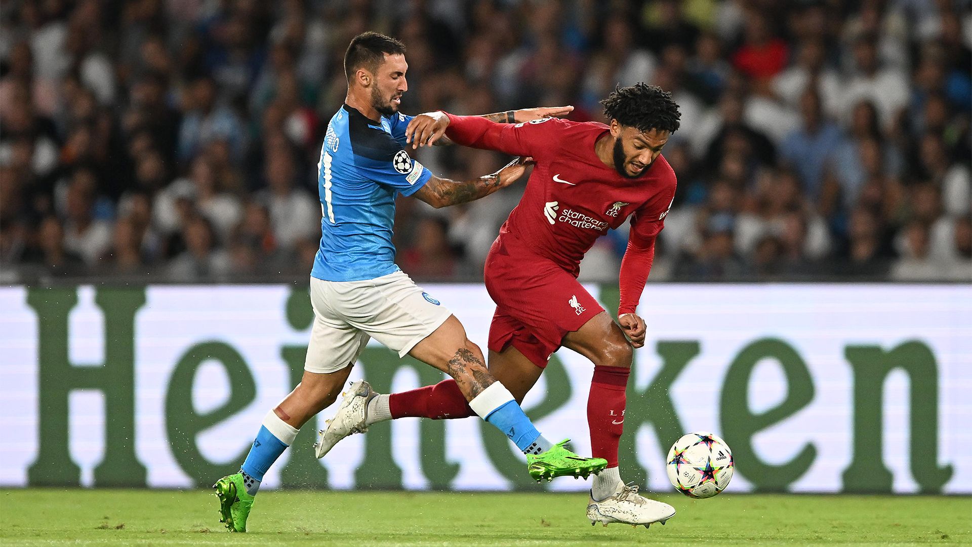 Joe Gomez Liverpool Napoli 2022-23