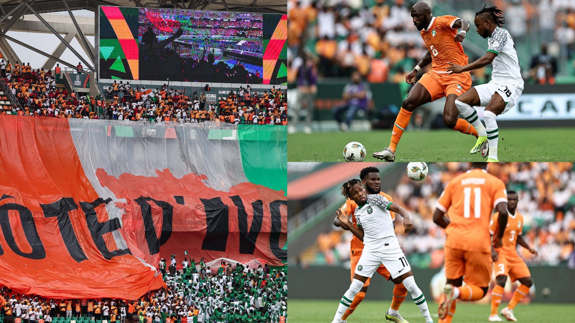 Cote d'Ivoire vs Nigeria - Seko Fofana - Franck Kessie 