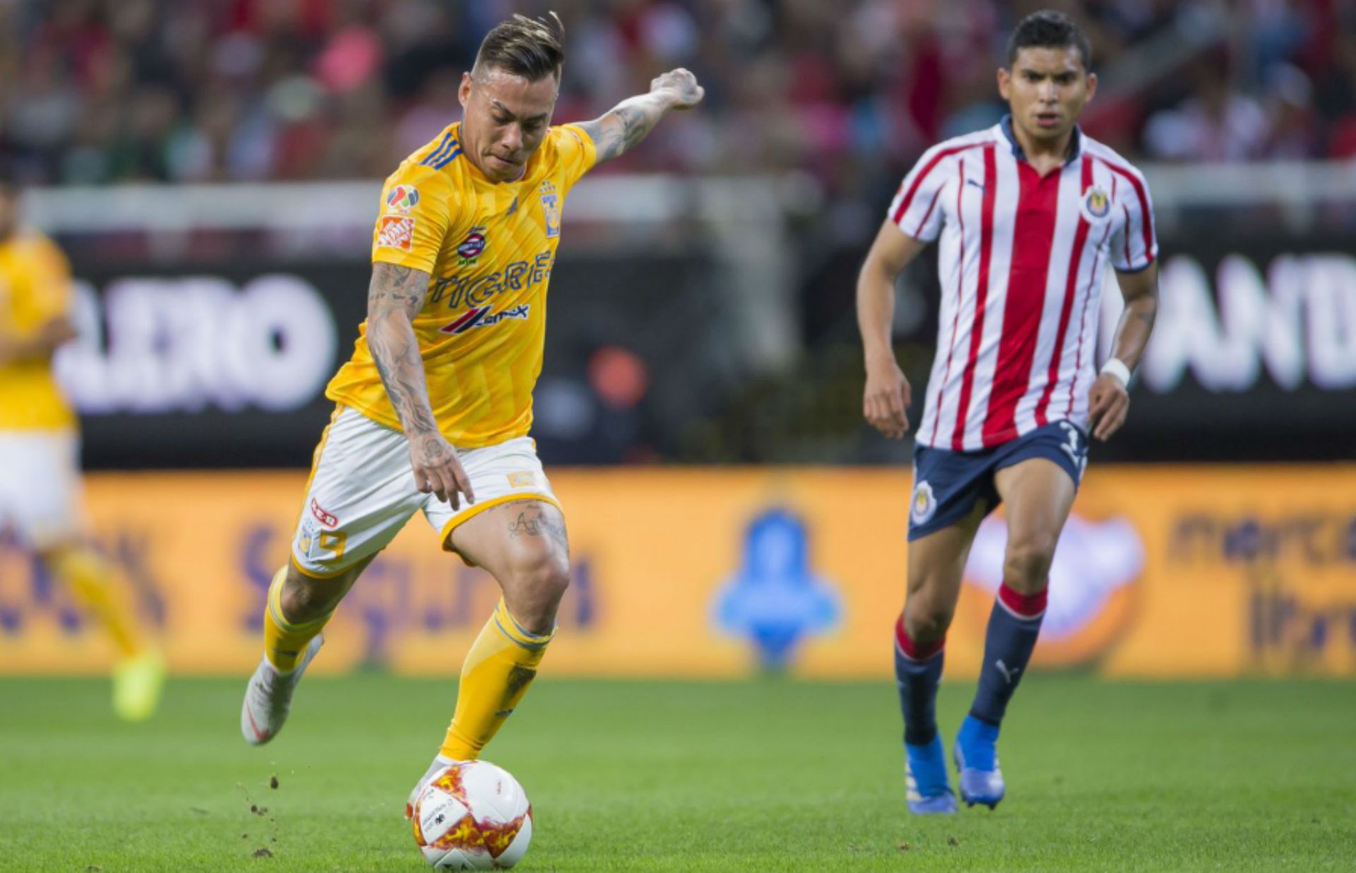 Chivas Tigres Eduardo Vargas Orbelín Pineda