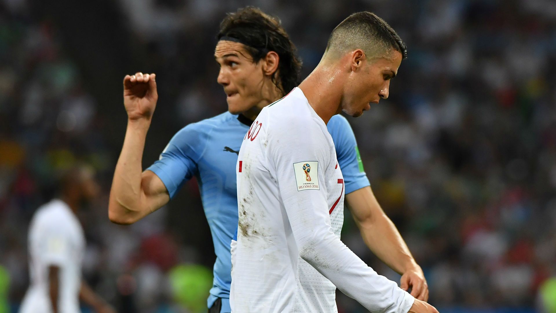 Cavani Cristiano Ronaldo Portugal Uruguai Copa do Mundo 30 06 2018