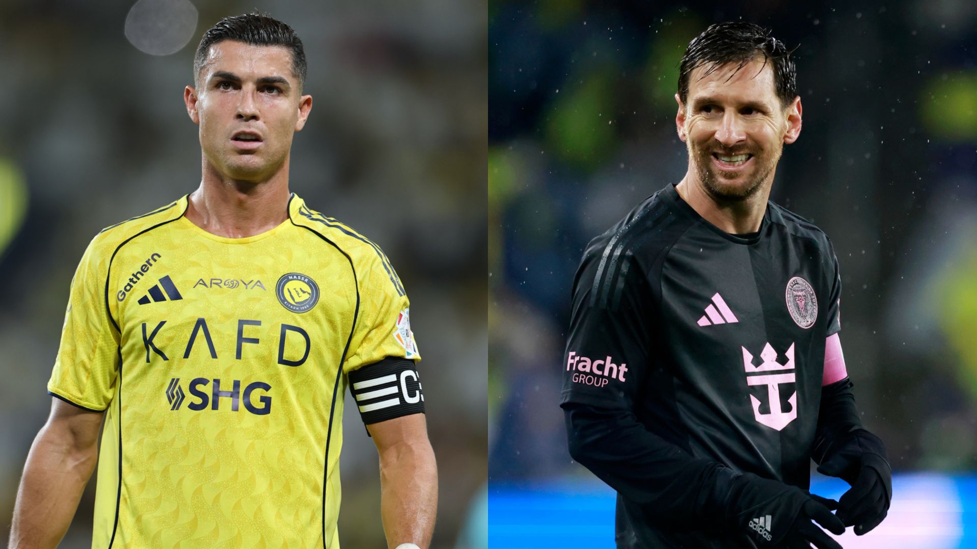 Messi Ronaldo split 2025