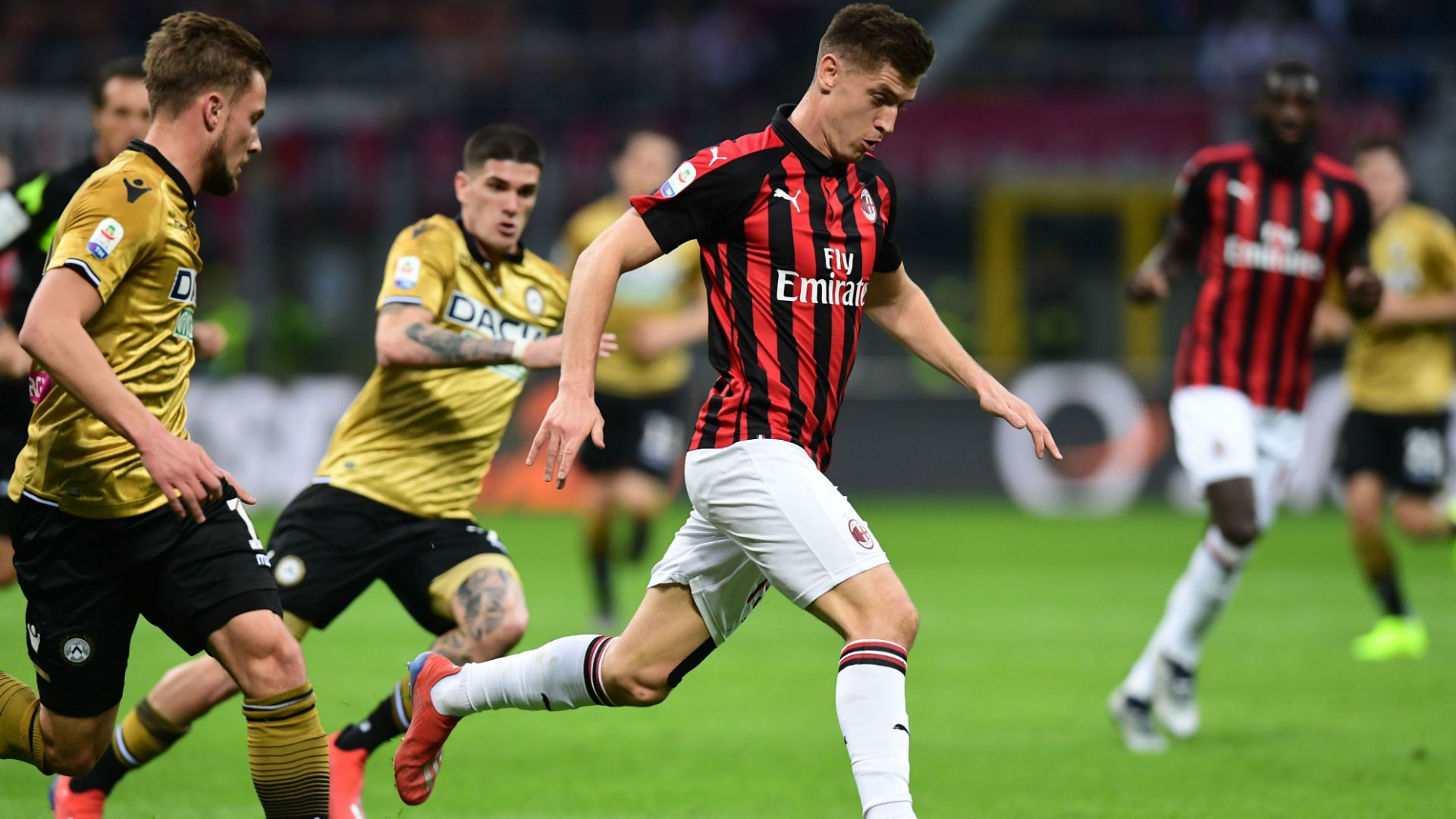 Krzysztof Piatek Milan Udinese Serie A