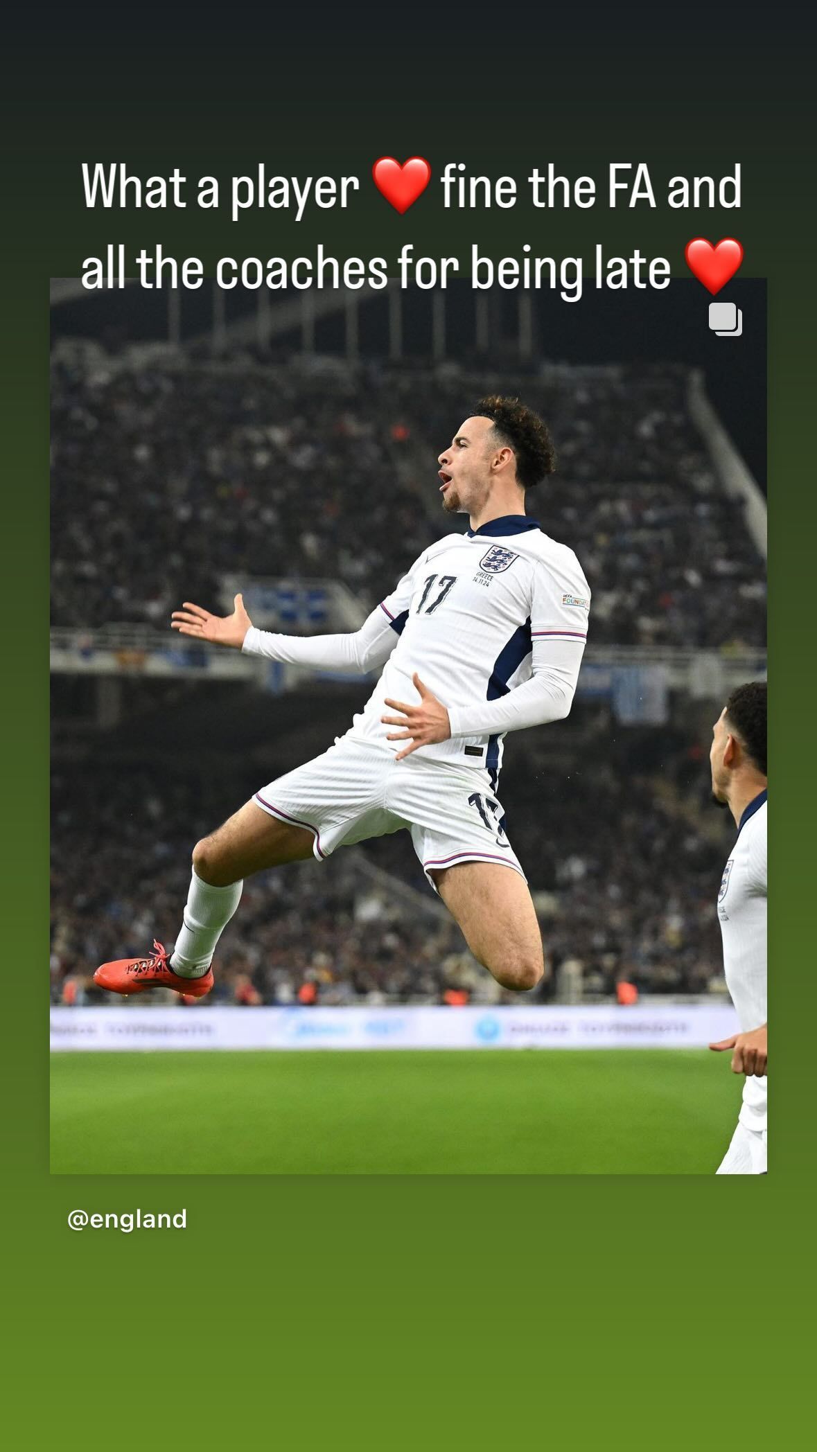 Steven gerrard Curtis Jones instagram 2024-25