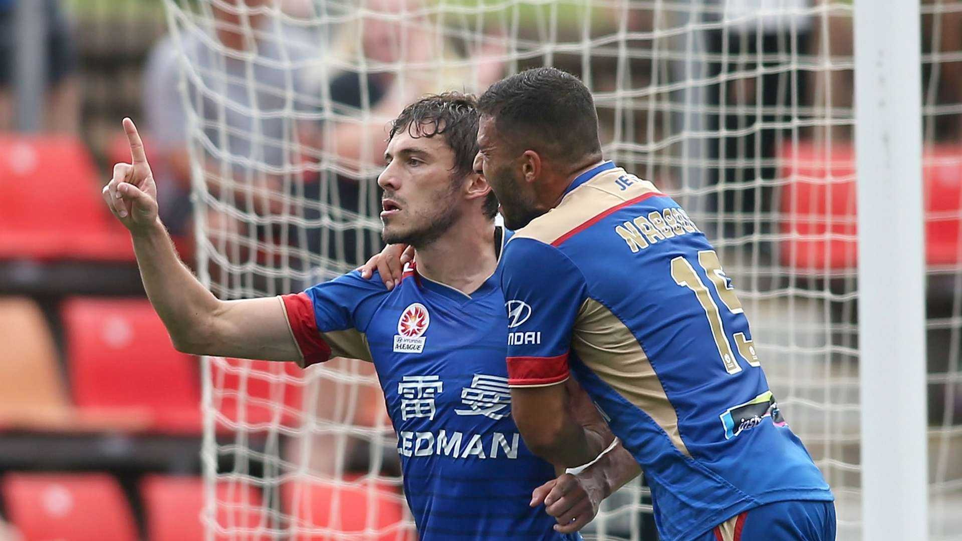 Mateo Poljak Newcastle Jets v Perth Glory A-League 15012017