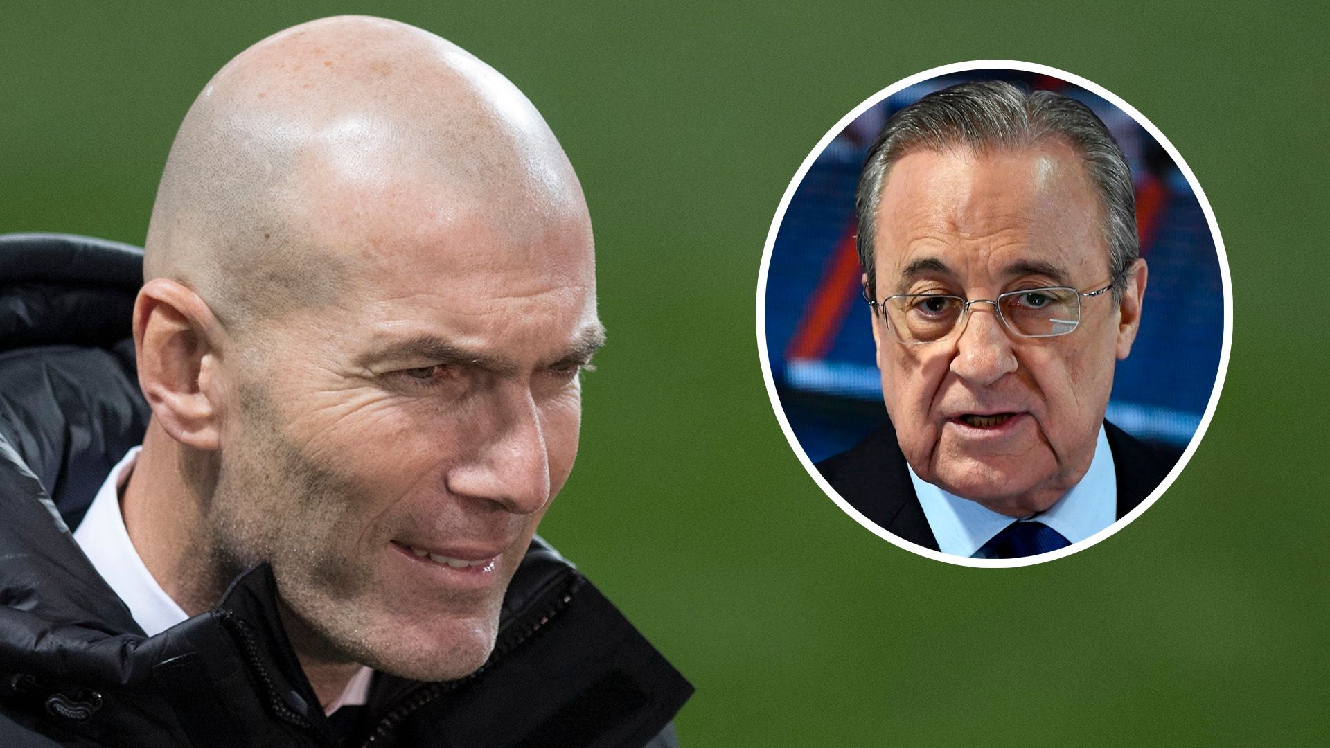 Zinedine Zidane Florentino Perez Real Madrid