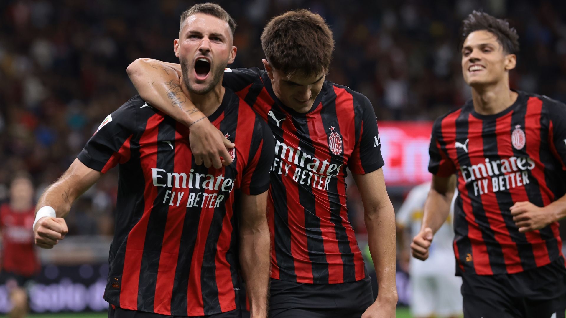 Santiago Gimenez Milan Lecce Coppa Italia 23092025