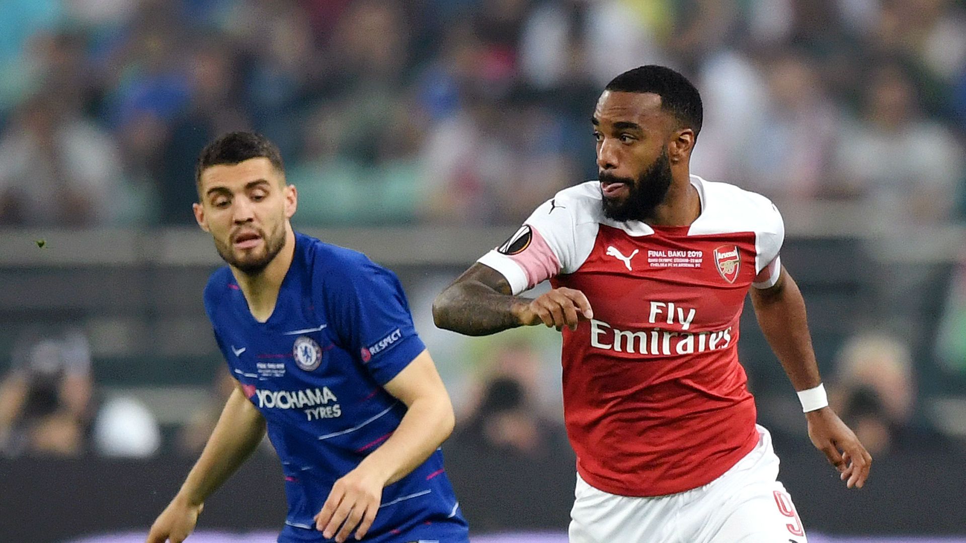Lacazette Kovacic Arsenal Chelsea Europa League final 2019