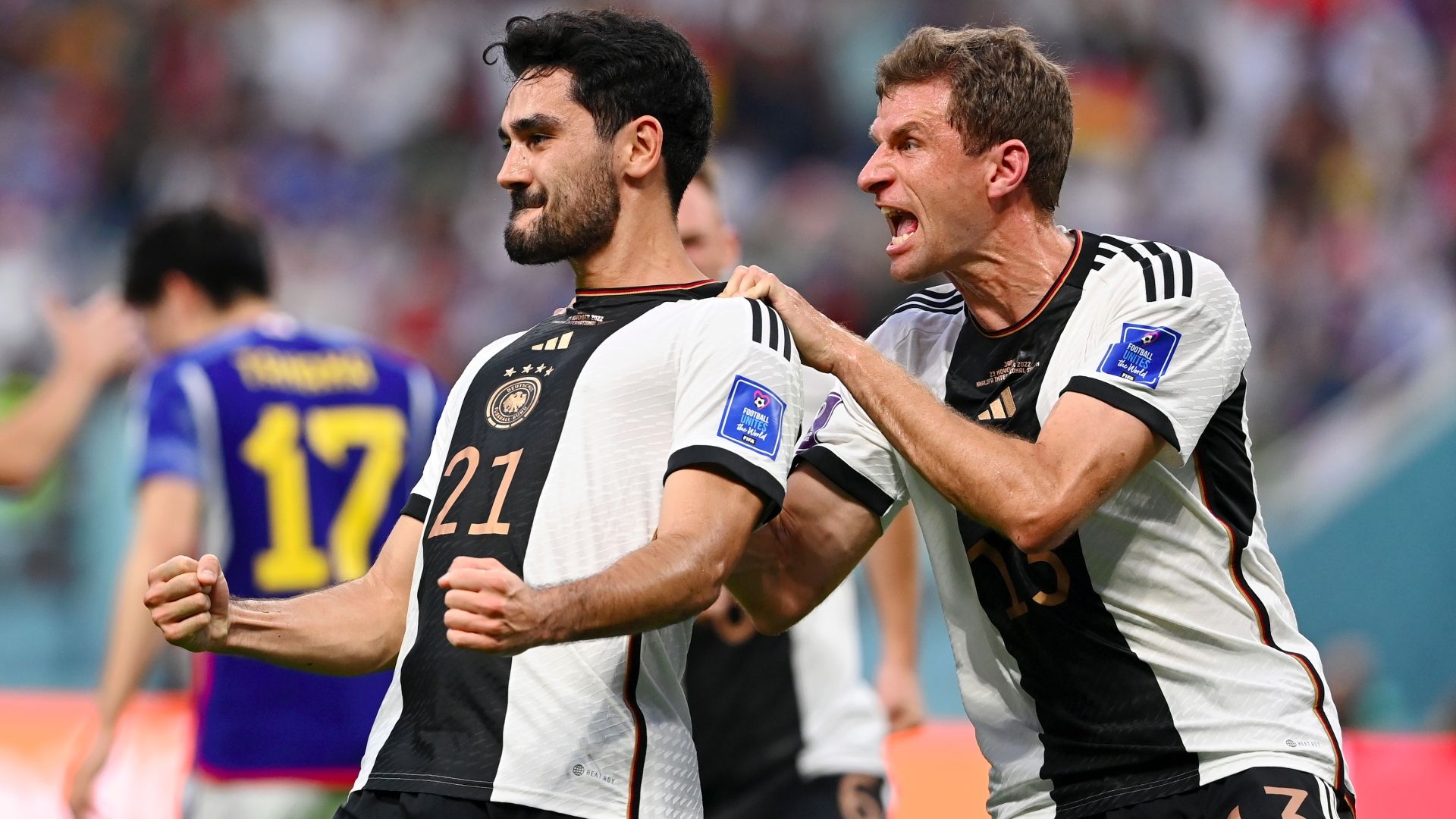 Gündogan Müller Germany vs. Japan Qatar 2022