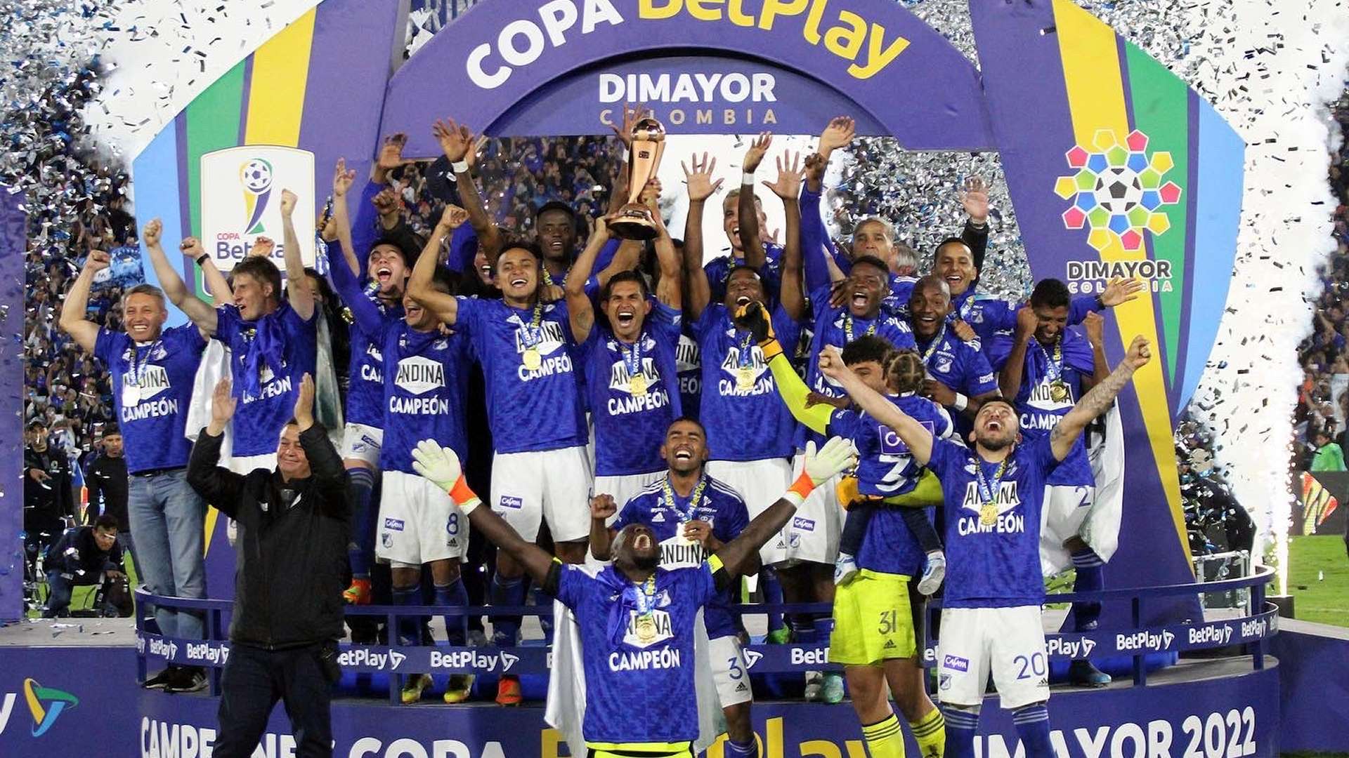 Millonarios Campeón Copa BetPlay 2022