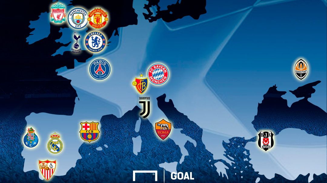 Champions League last 16 draw GFX
