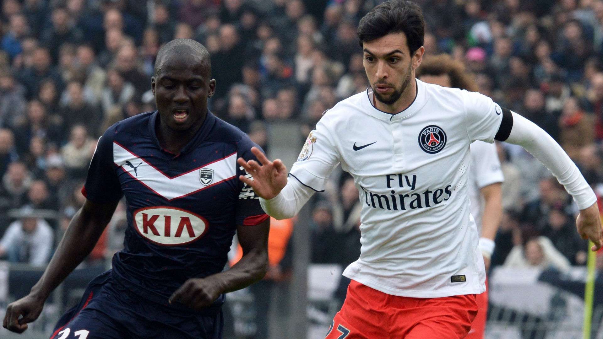 Javier Pastore Cedric Yambere Bordeaux Paris SG Ligue 1 15032015