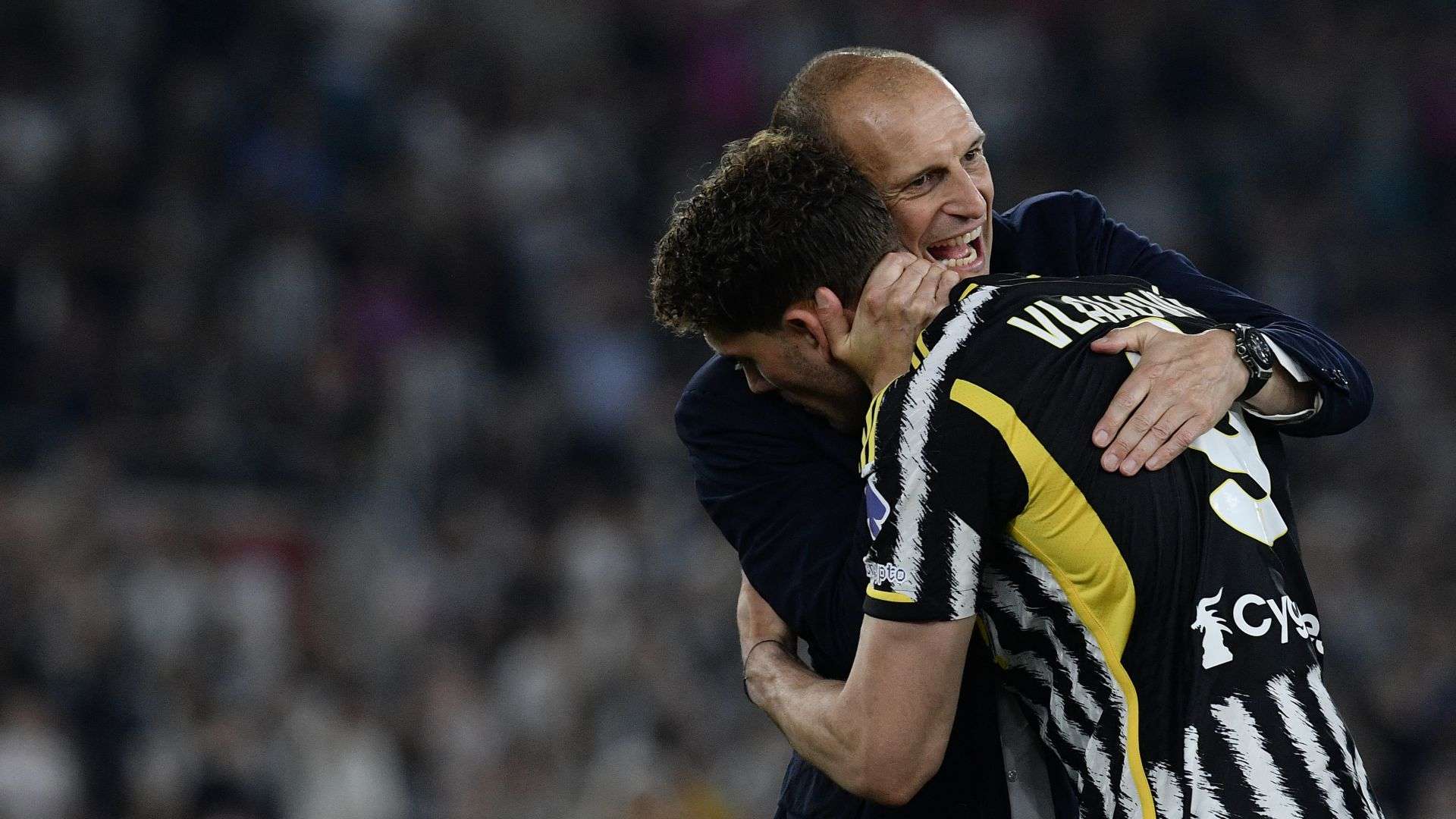 Dusan Vlahovic Massimiliano Allegri Juventus