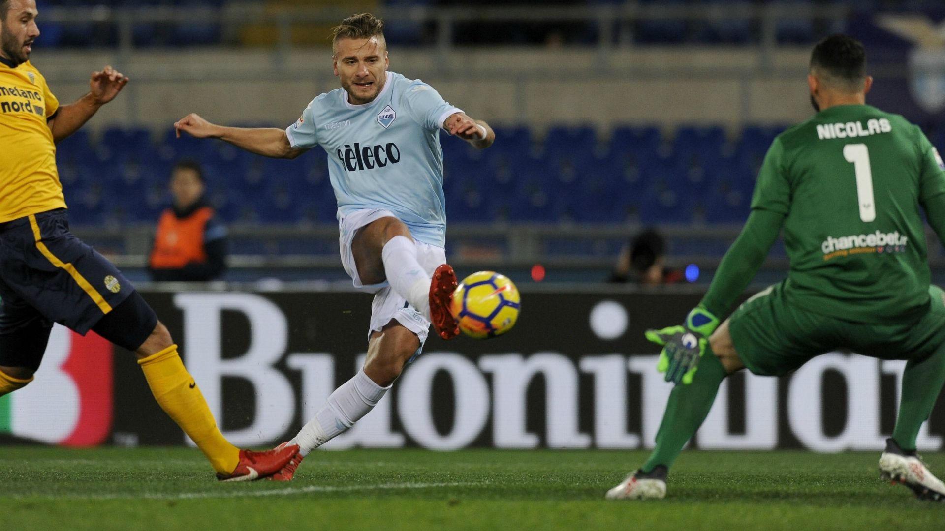Immobile Lazio Verona Serie A