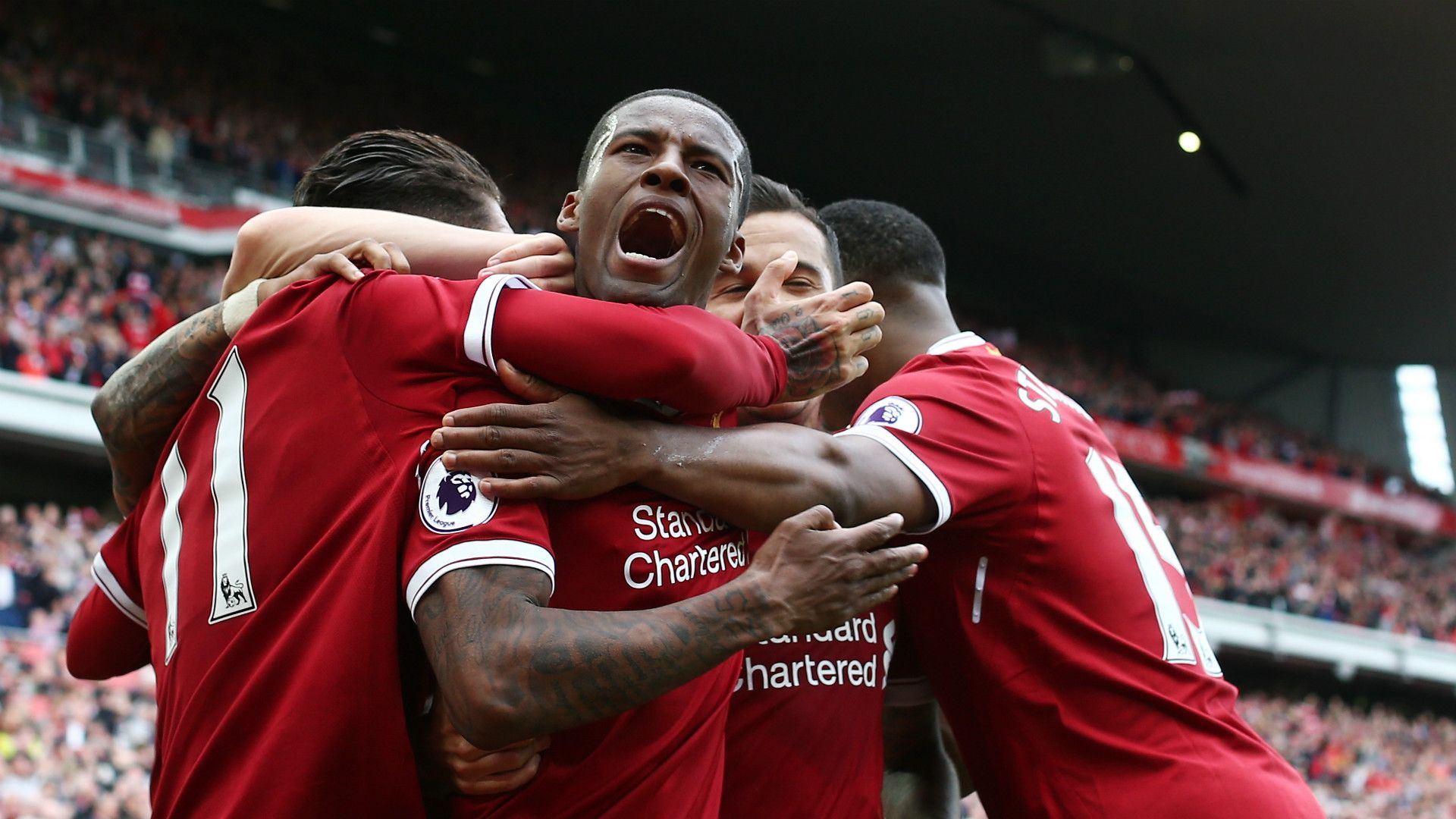 Gini Wijnaldum Liverpool Premier League