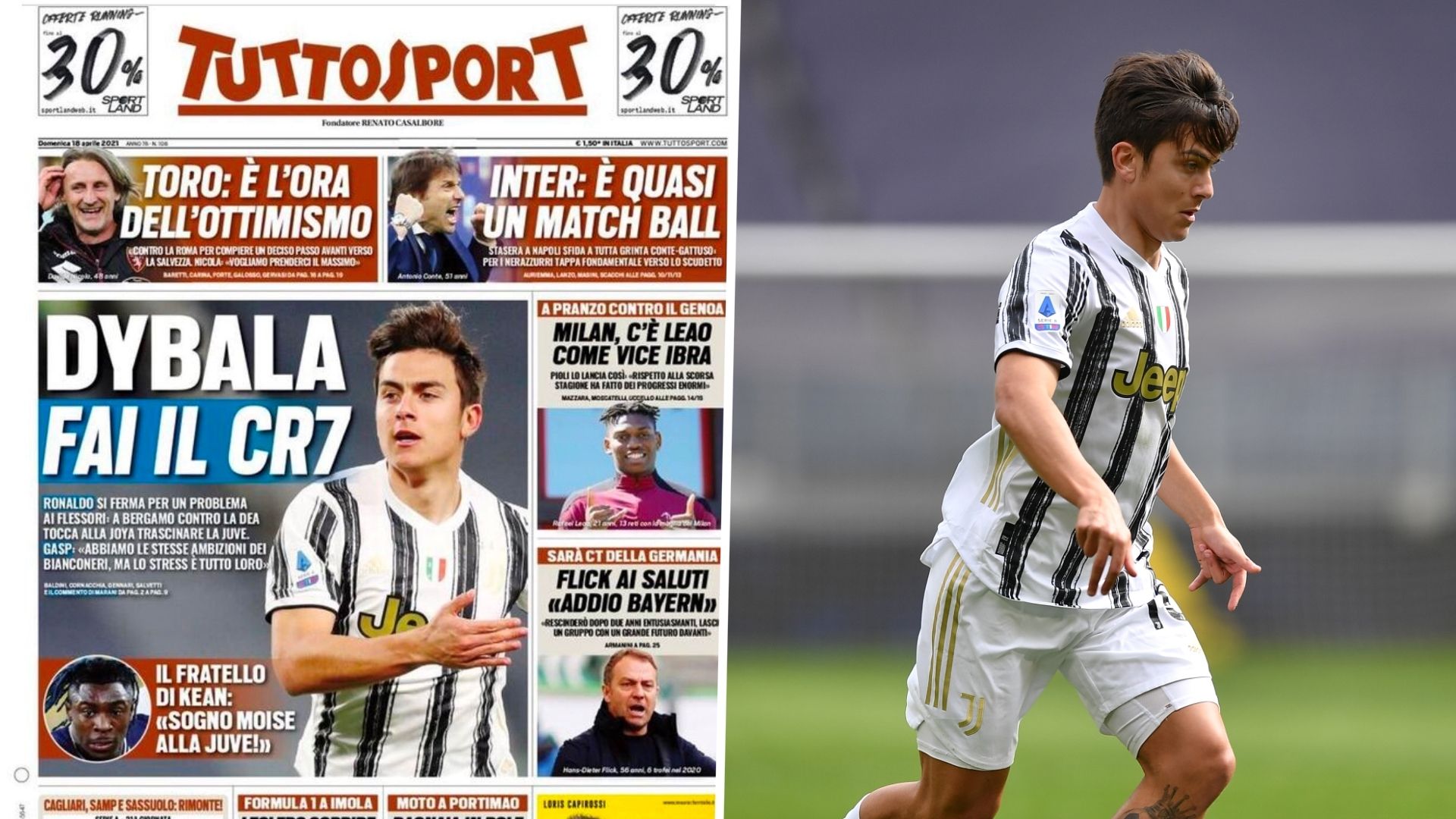 18 April Tuttosport