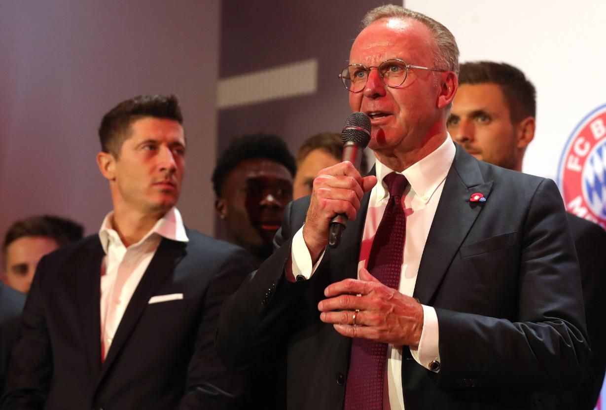 GER ONLY Rummenigge Lewandowski