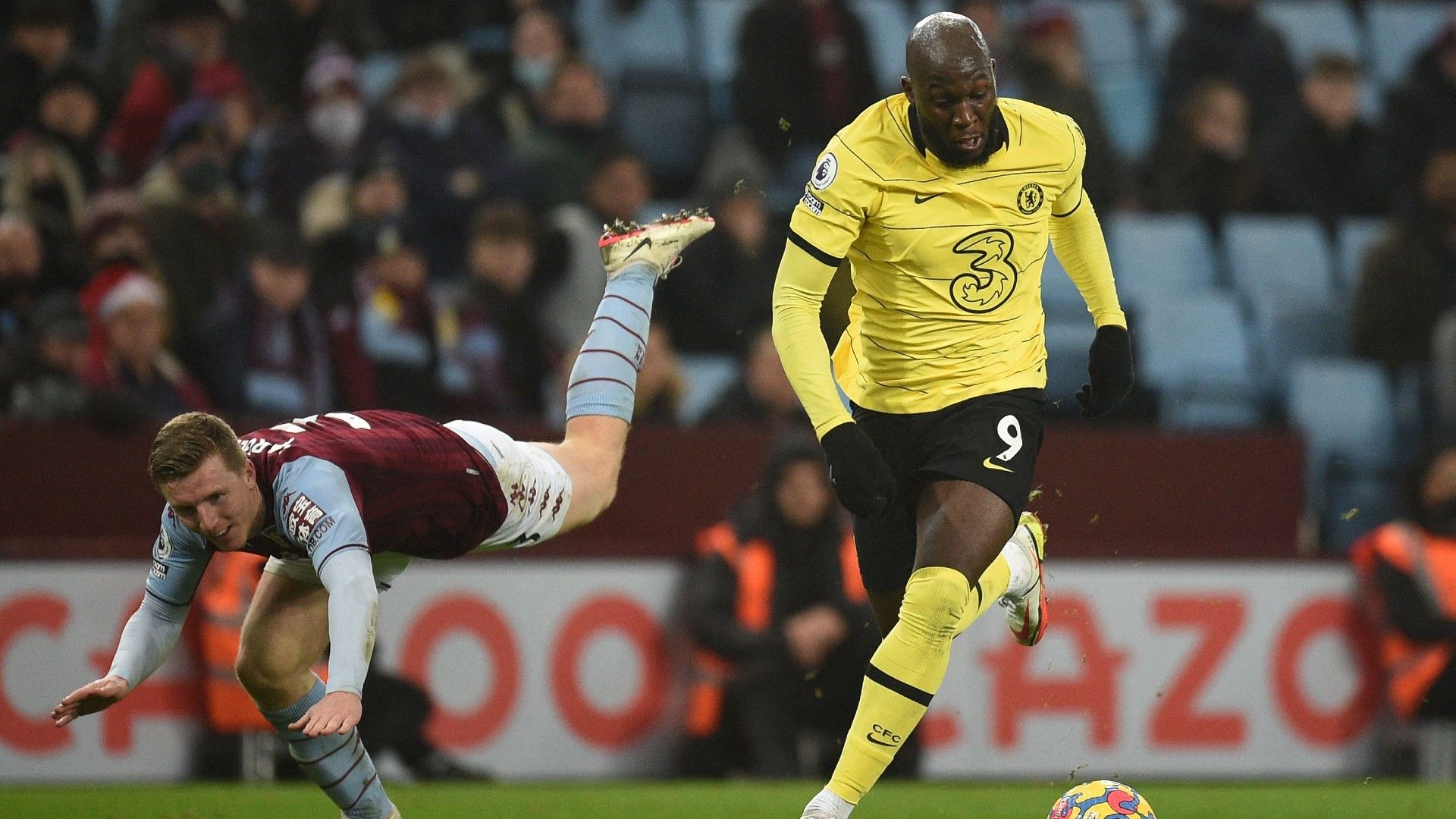 Romelu Lukaku Chelsea Aston Villa 2021-22