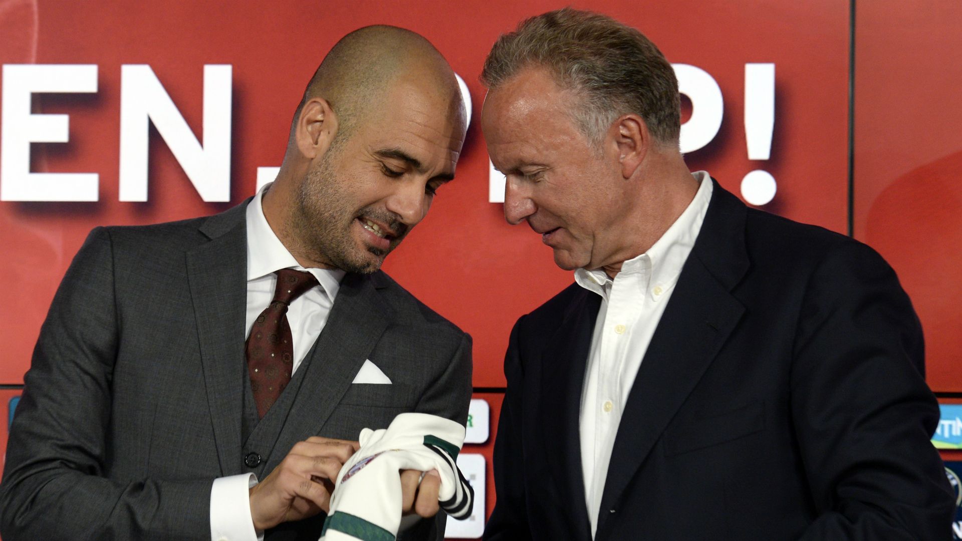 Guardiola Rummenigge Bayern