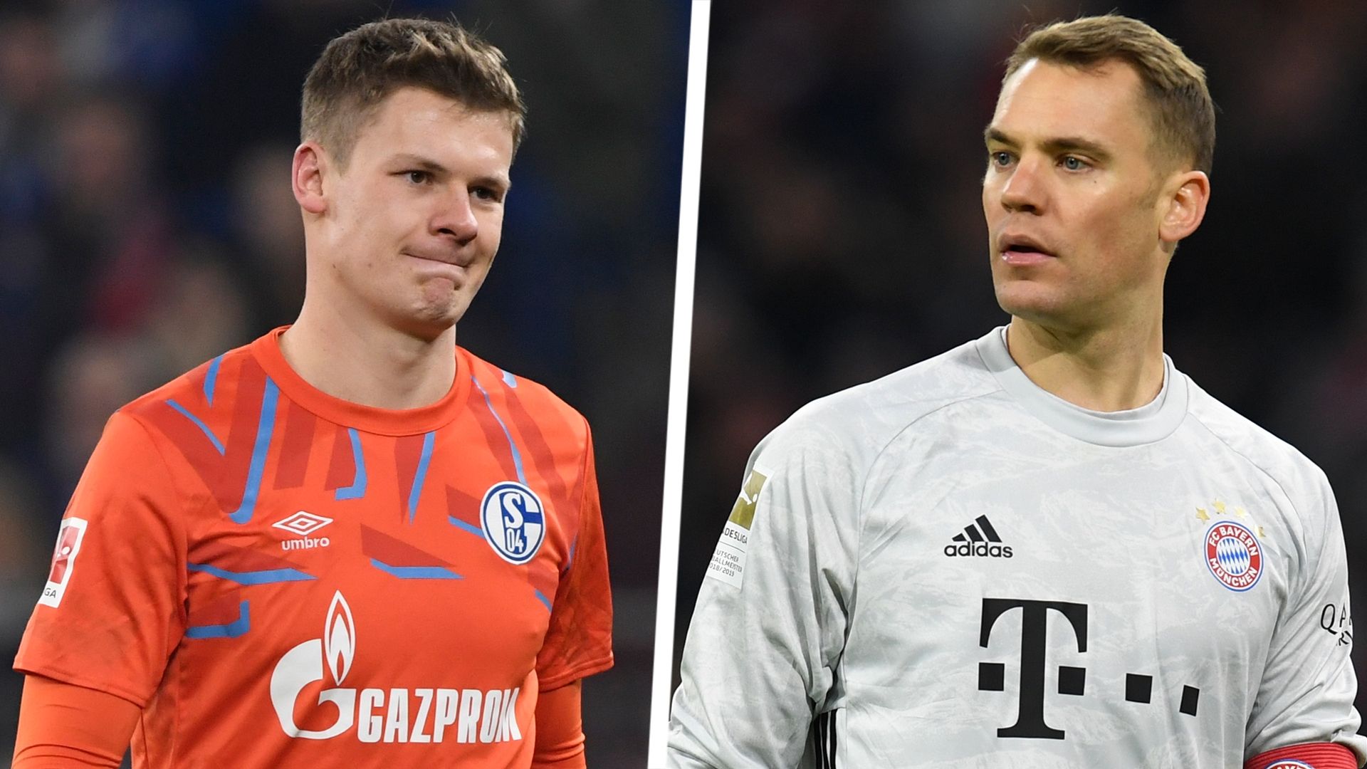 Alexander Nubel Manuel Neuer Split