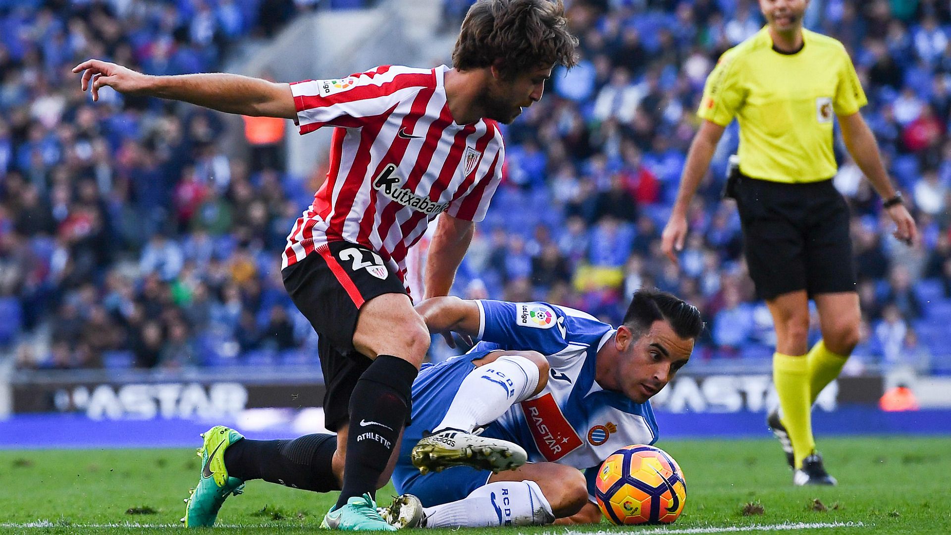 Yeray Alvarez Jose Manuel Jurado Espanyol Athletic Bilbao LaLiga 06112016