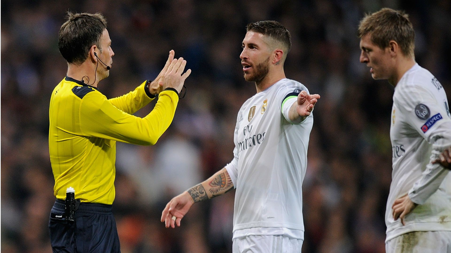 Mark Clattenburg Sergio Ramos