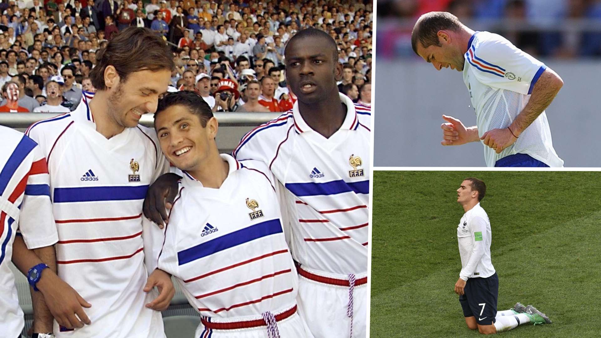 France-Danemark Coupe du monde 1998 2002 2018