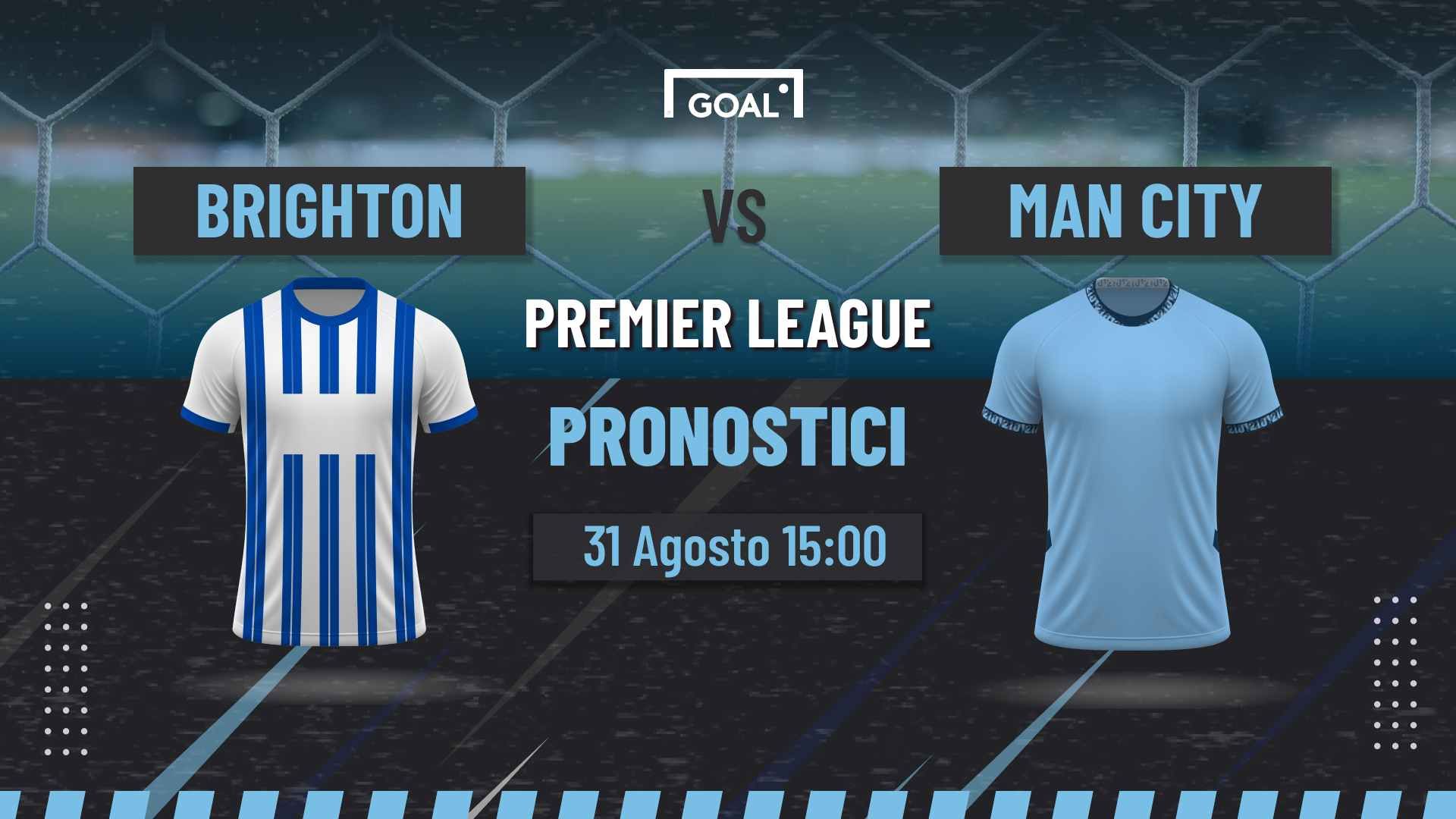 pronostici Brighton - Manchester City