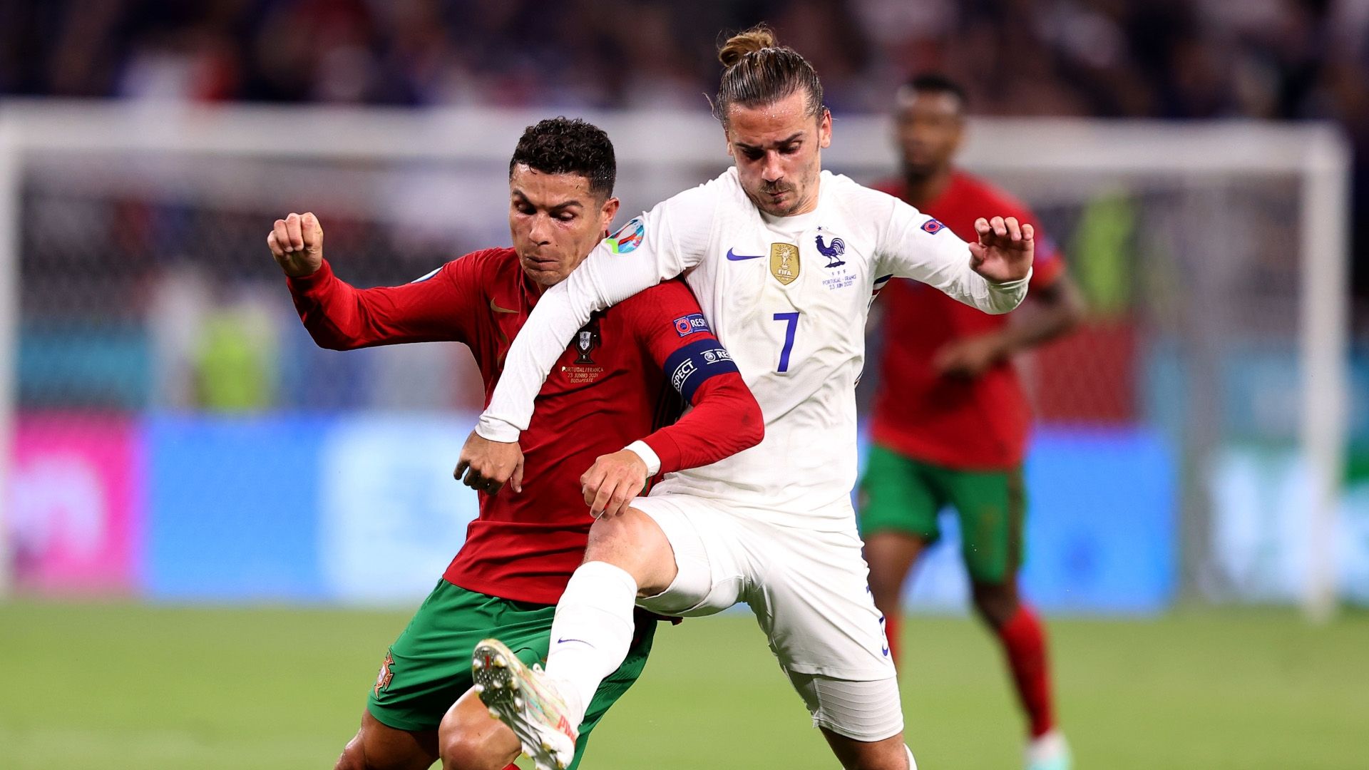 Cristiano Ronaldo, Griezmann - Portugal France Euro 2020 23062021