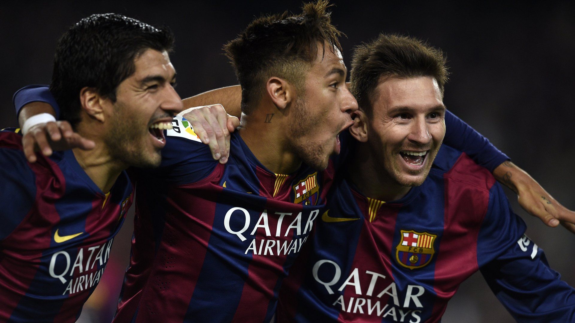 Luis Suarez Neymar Lionel Messi