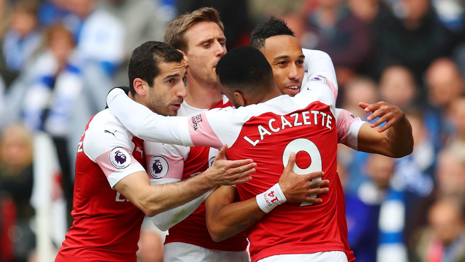 Pierre-Emerick Aubameyang Arsenal vs Brighton Premier League 2018-19